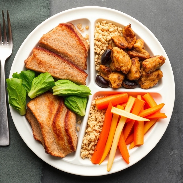 portion control is much easier with plates like this
