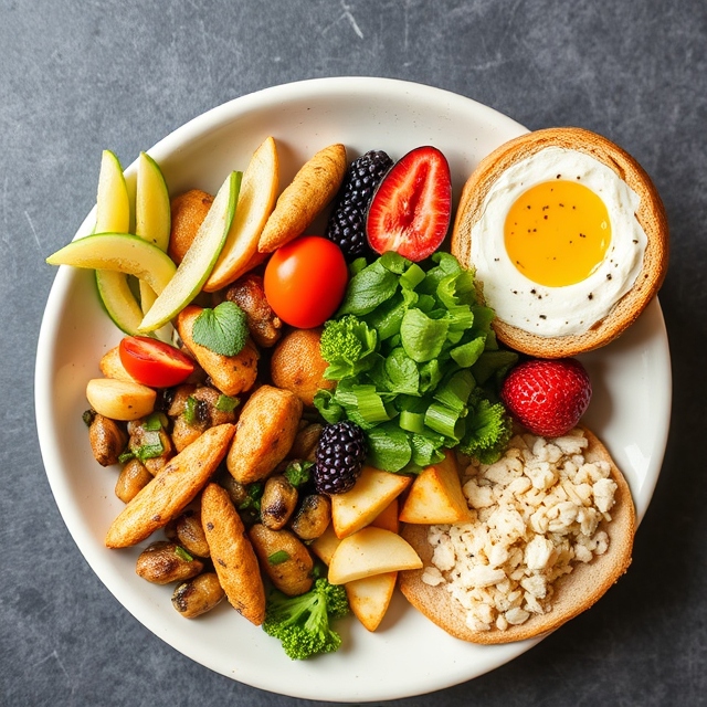Visual guide to mindful eating techniques.