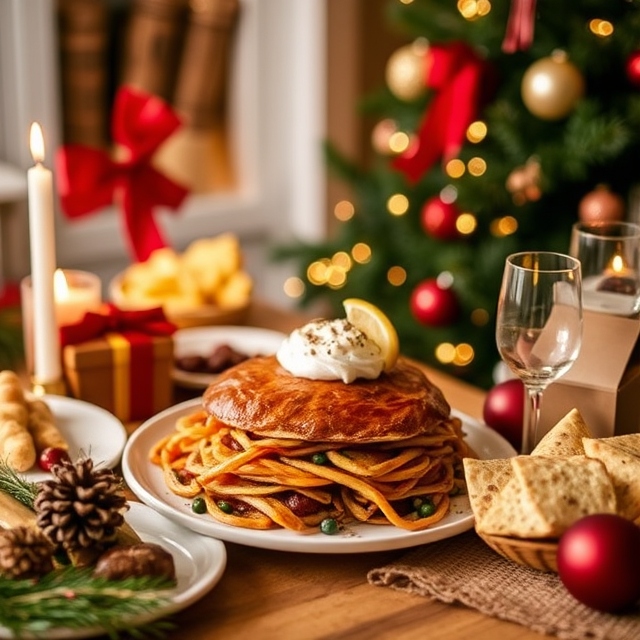 A warm and inviting plate featured during the holidays