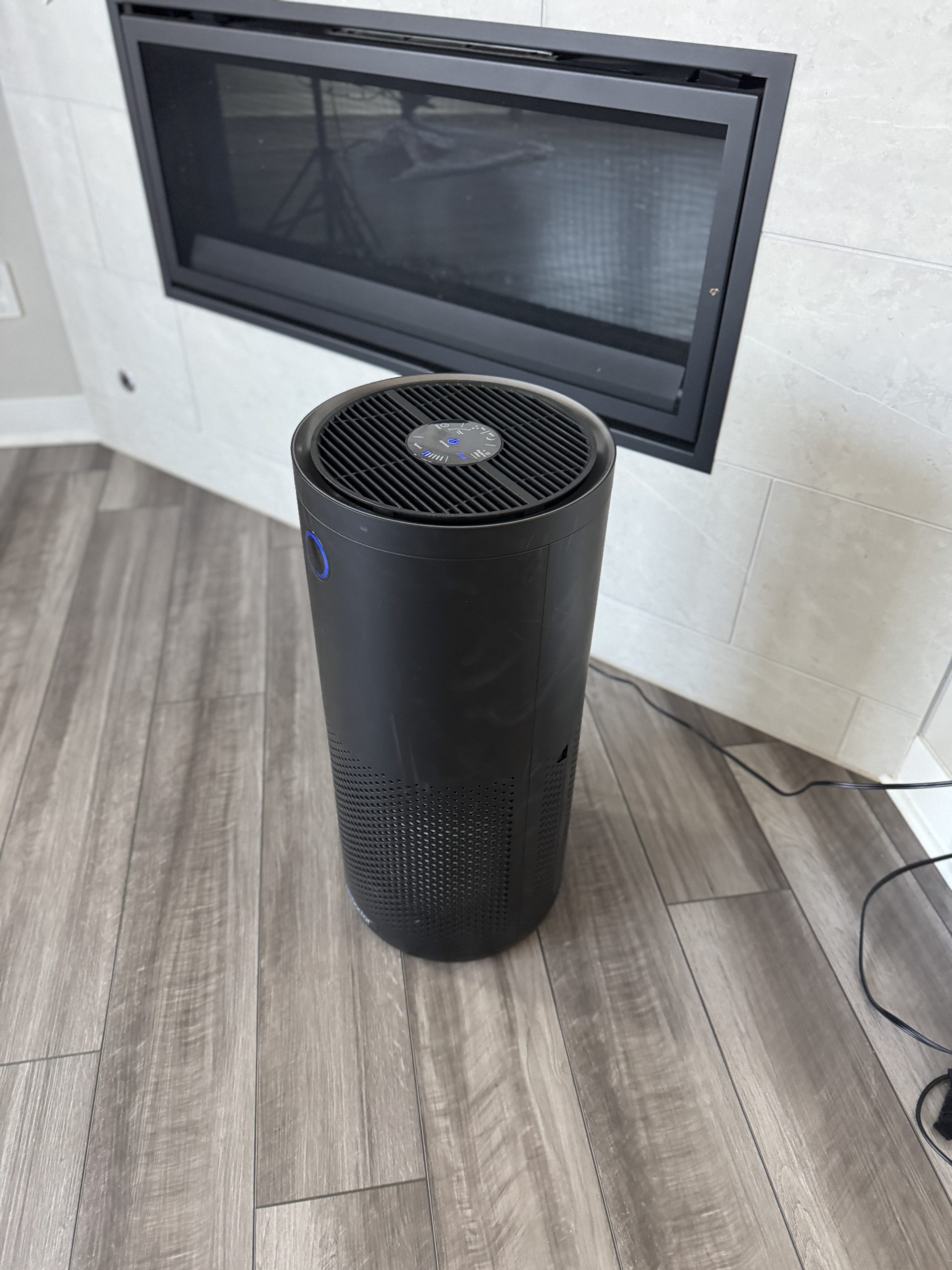 AirDoctor 4000 set up in my home for dust and pet hair testing.