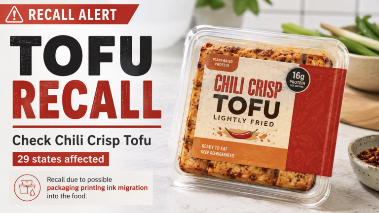 Hodo Chili Crisp Lightly Fried Tofu recall in 29 states