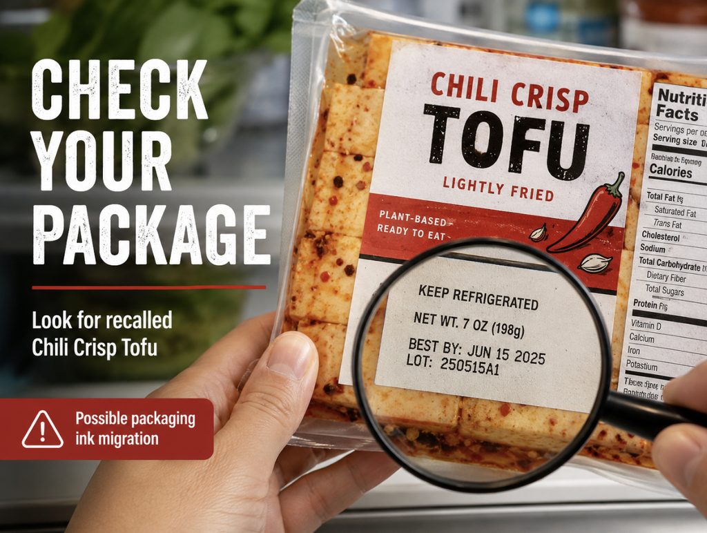 Hodo tofu recall lot codes and UPC 850565007842
